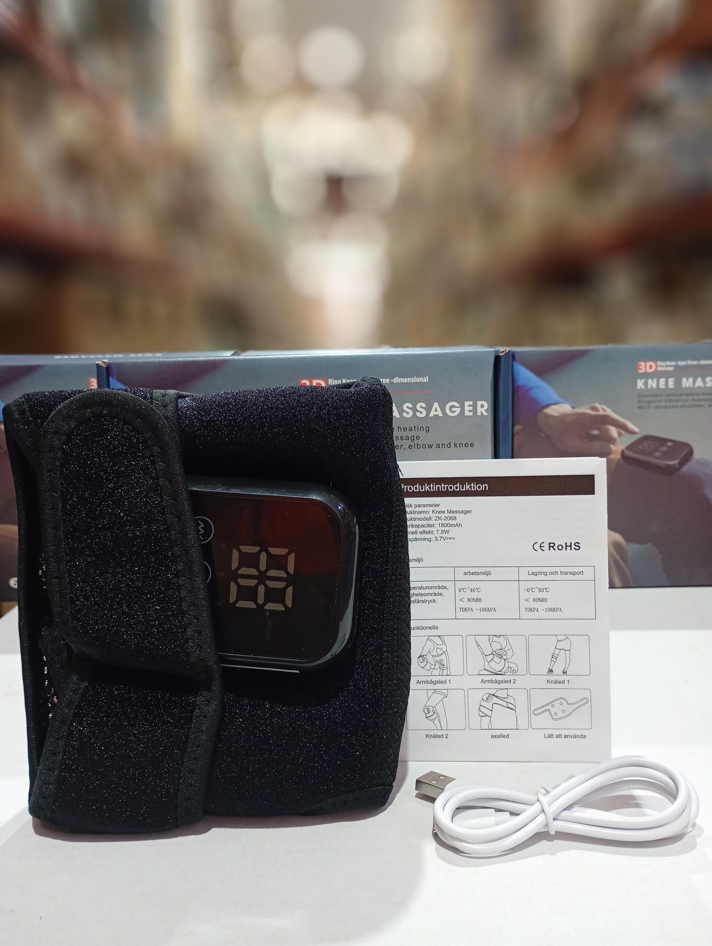 Masajeador de rodilla con calefactor - additional image 3